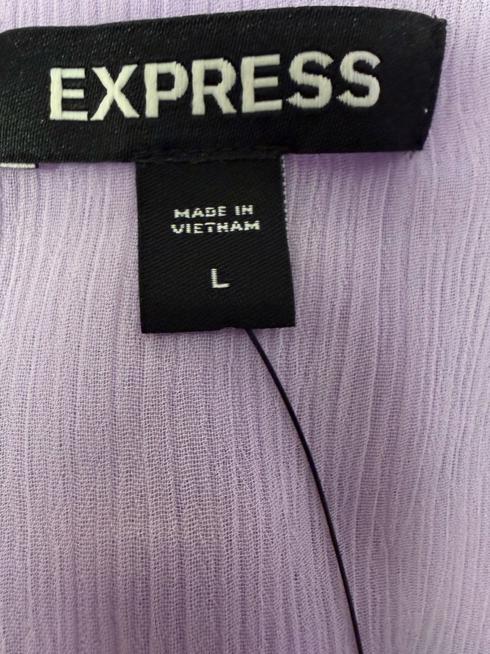 Express Wrap Front Ruffle Top - Picture 4 of 6